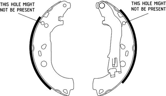HELLA Brake Shoe Set - H9690 - for e.g. CADILLAC / FIAT / LANCIA / OPEL 8DB355002-781