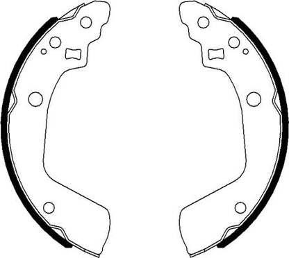 HELLA Brake Shoe Set - H1794 - for e.g. SUZUKI 8DB355022-051