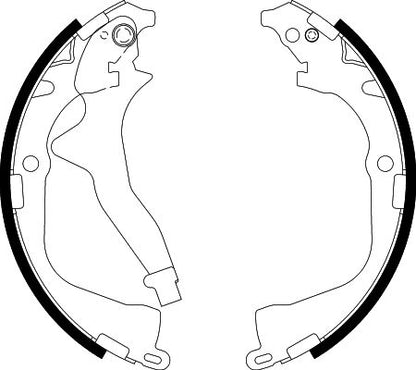 HELLA Brake Shoe Set - H1795 - for e.g. VOLKSWAGEN 8DB355022-061