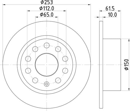 MINTEX Brake Discs S 253 : 5