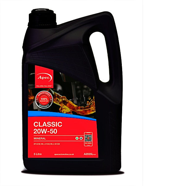 Apec Engine Oil CLASSIC 20W-50 5 litre - A2035L