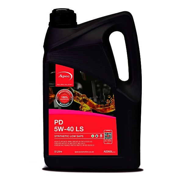 Apec Engine Oil PD 5W-40 LS 5 litre - A2265L