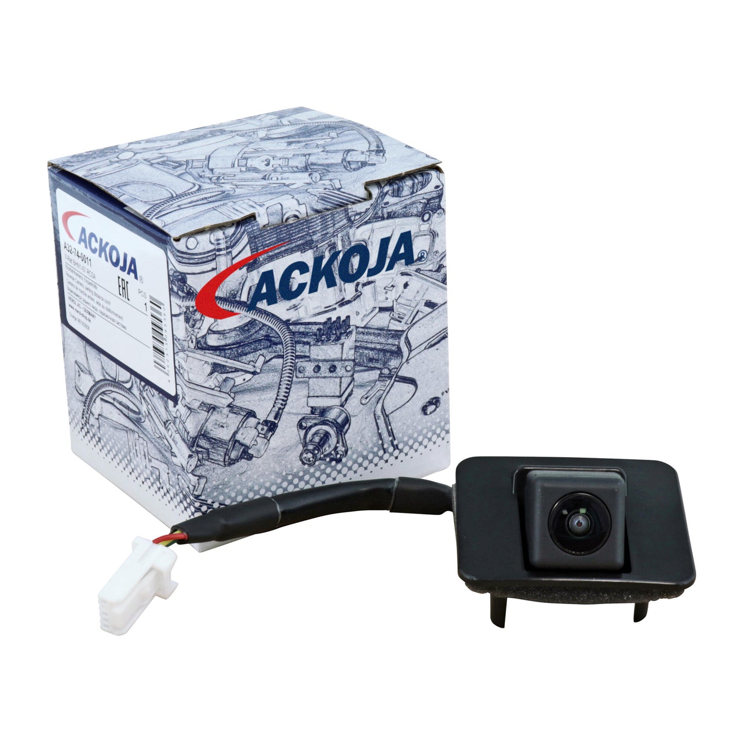 ACKOJA Rear View Camera, parking distance contr A32-74-0011