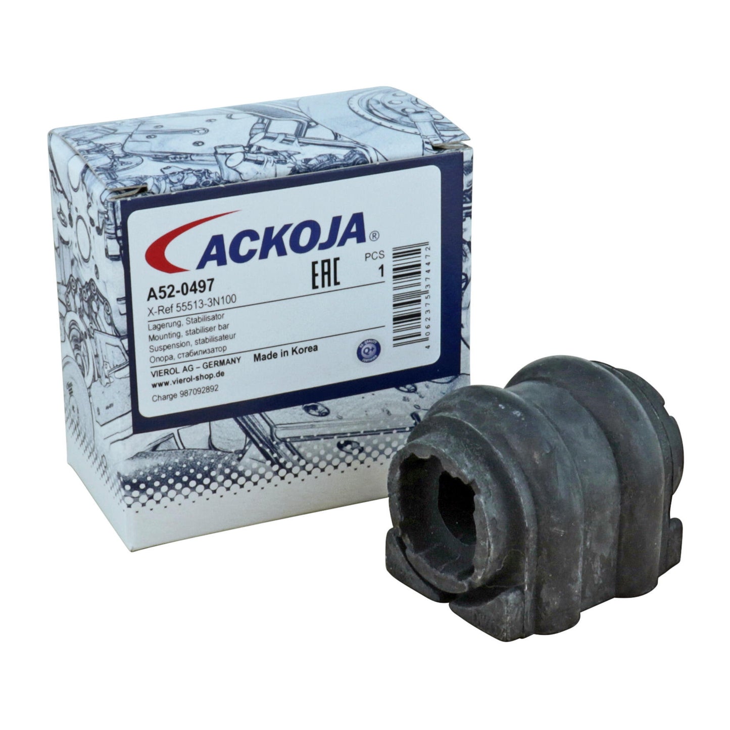 ACKOJA Mounting, stabiliser bar A52-0497