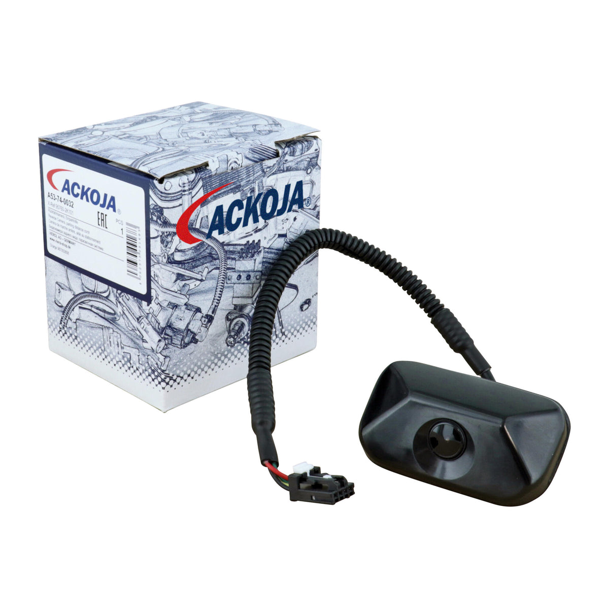 ACKOJA Rear View Camera, parking distance contr A53-74-0032