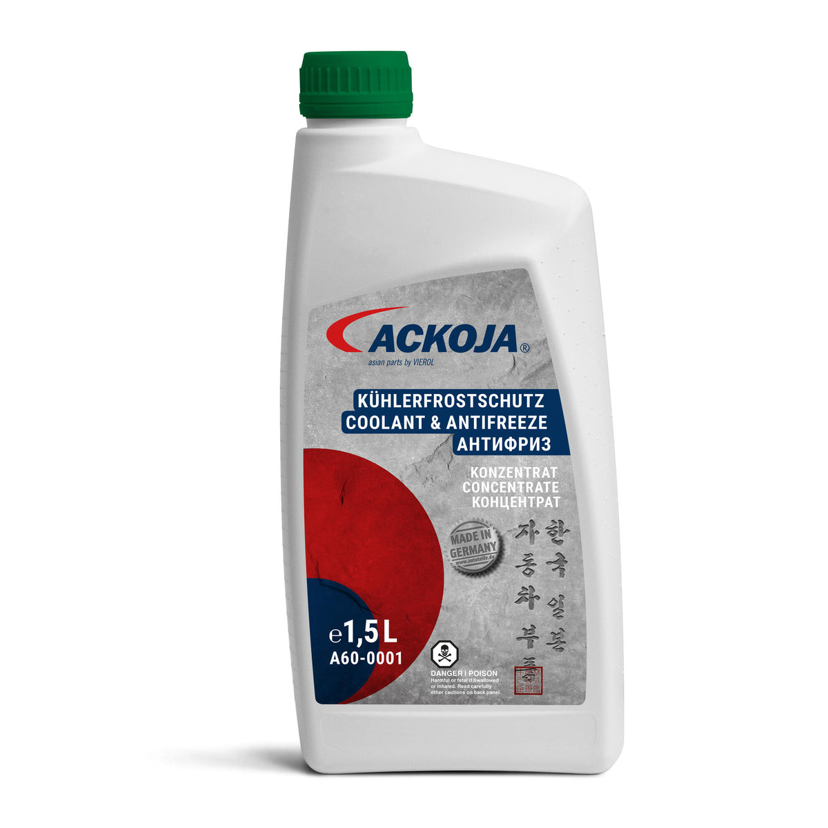 ACKOJA Antifreeze Coolant & Antifreeze green 1 for5 Ltr 1 for5 L A60-0001