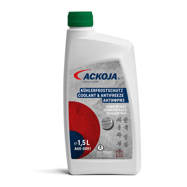 ACKOJA Antifreeze Coolant & Antifreeze green 1 for5 Ltr 1 for5 L A60-0001