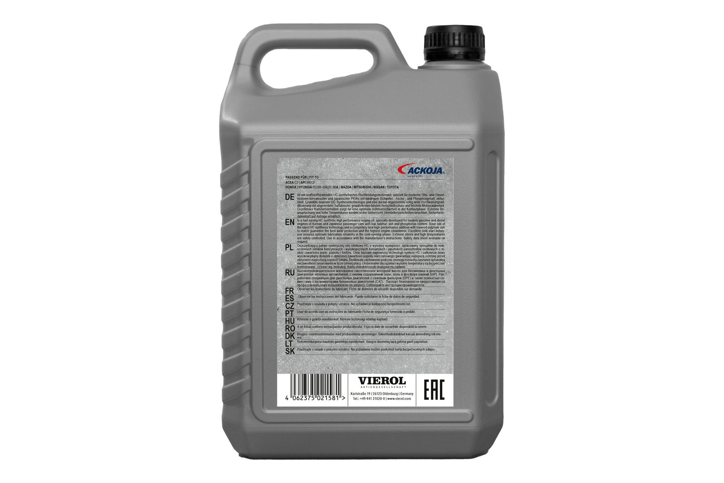 ACKOJA Engine Oil A60-1001