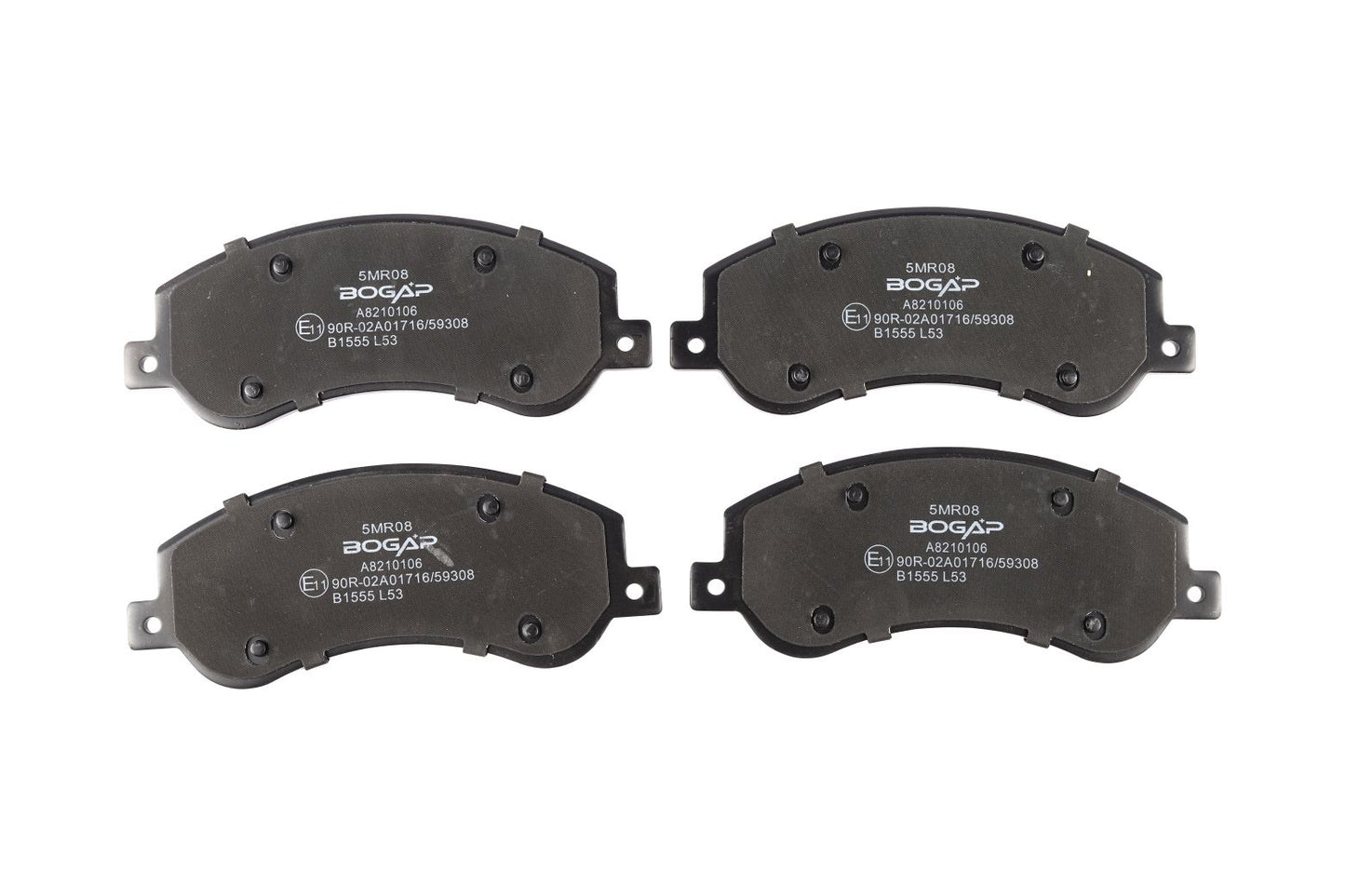 BOGAP Premium Brake Pad Set for disc brake A8210106
