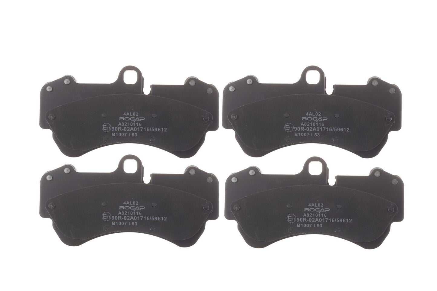 BOGAP Premium Brake Pad Set for disc brake A8210116