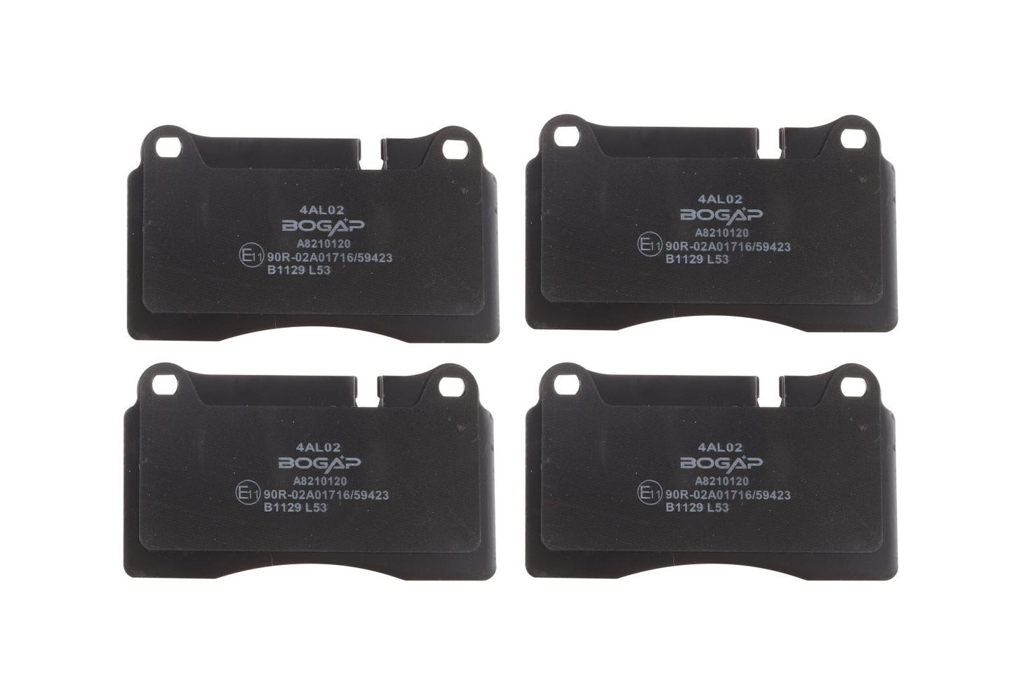 BOGAP Premium Brake Pad Set for disc brake A8210120