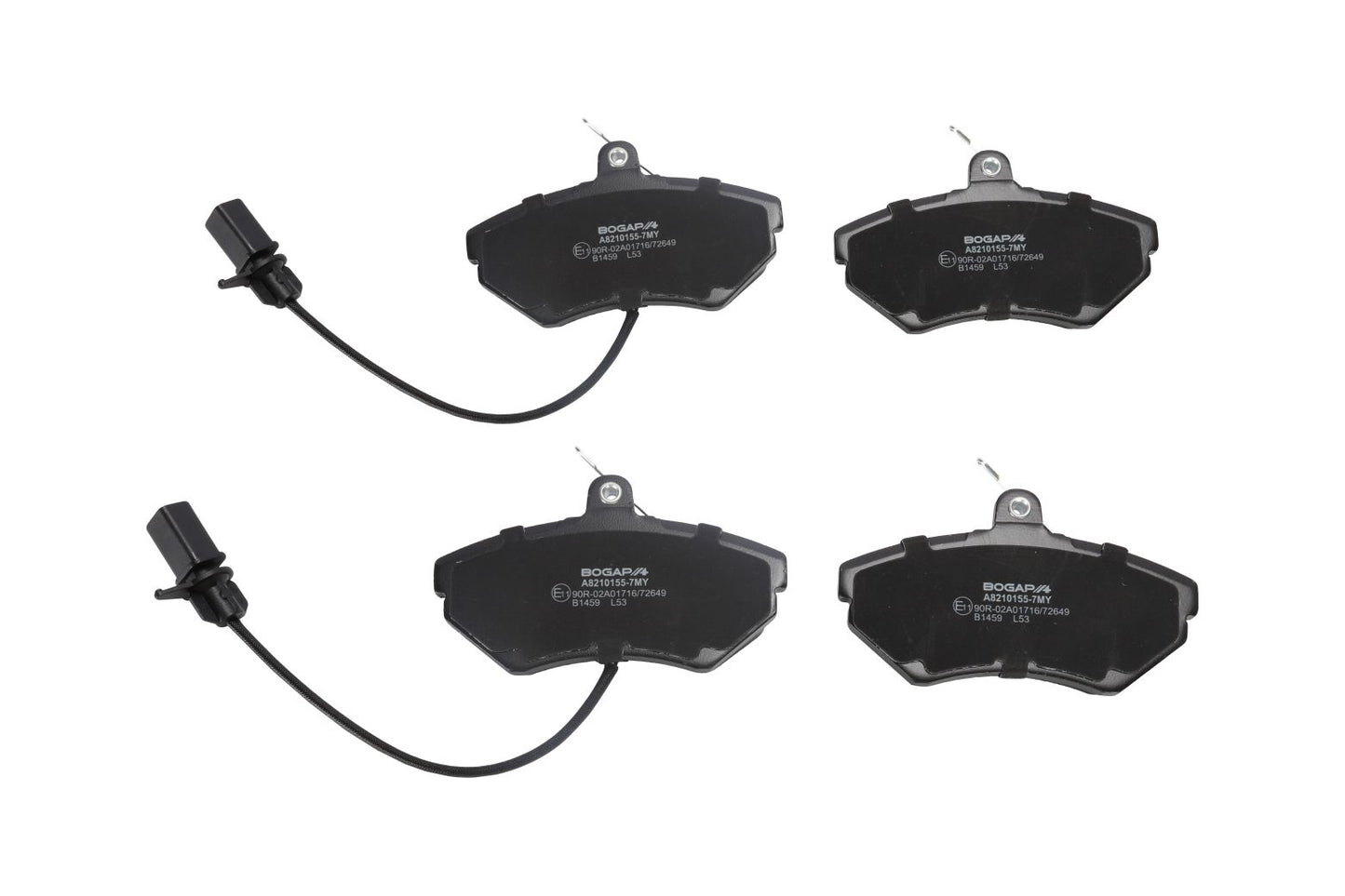 BOGAP Premium Brake Pad Set for disc brake A8210155