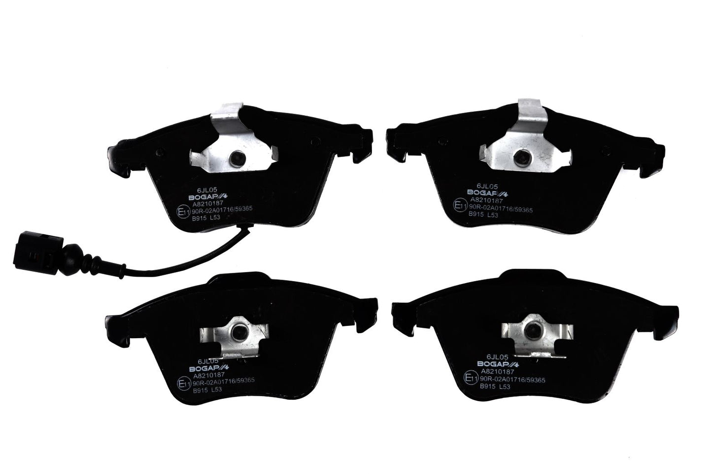 BOGAP Premium Brake Pad Set for disc brake A8210187