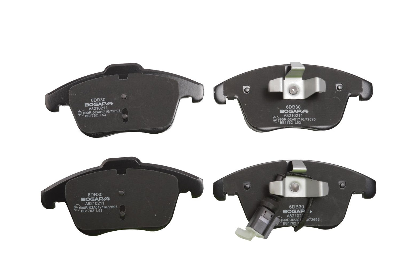 BOGAP Premium Brake Pad Set for disc brake A8210211