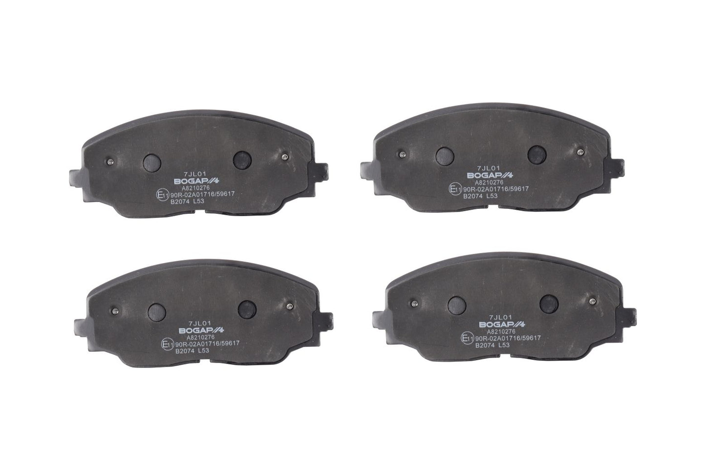 BOGAP Premium Brake Pad Set for disc brake A8210276