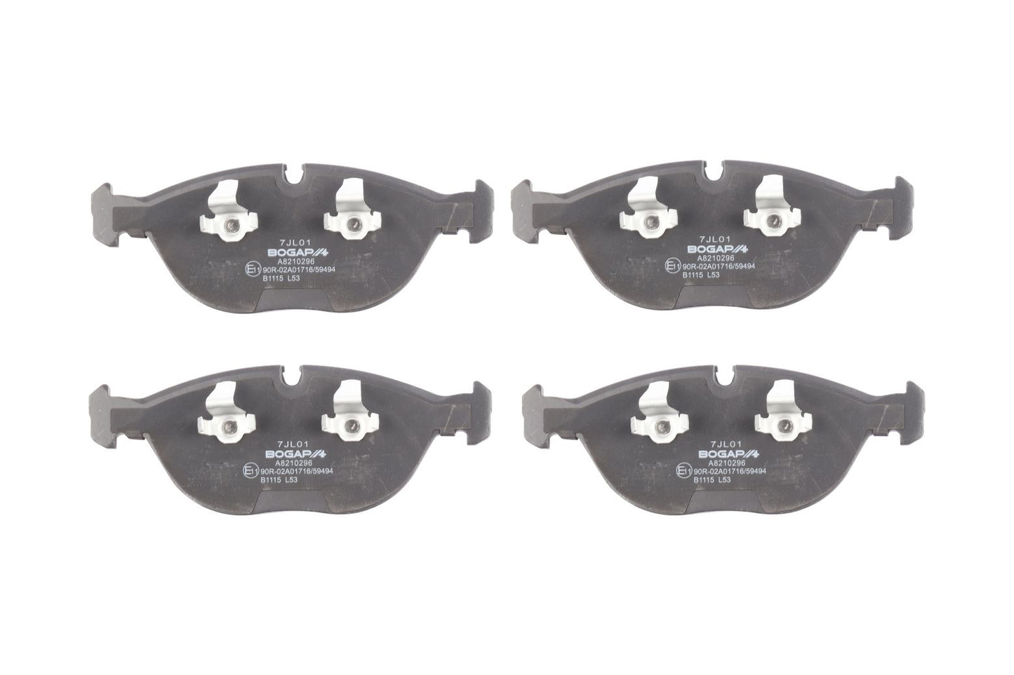 BOGAP Premium Brake Pad Set for disc brake A8210296