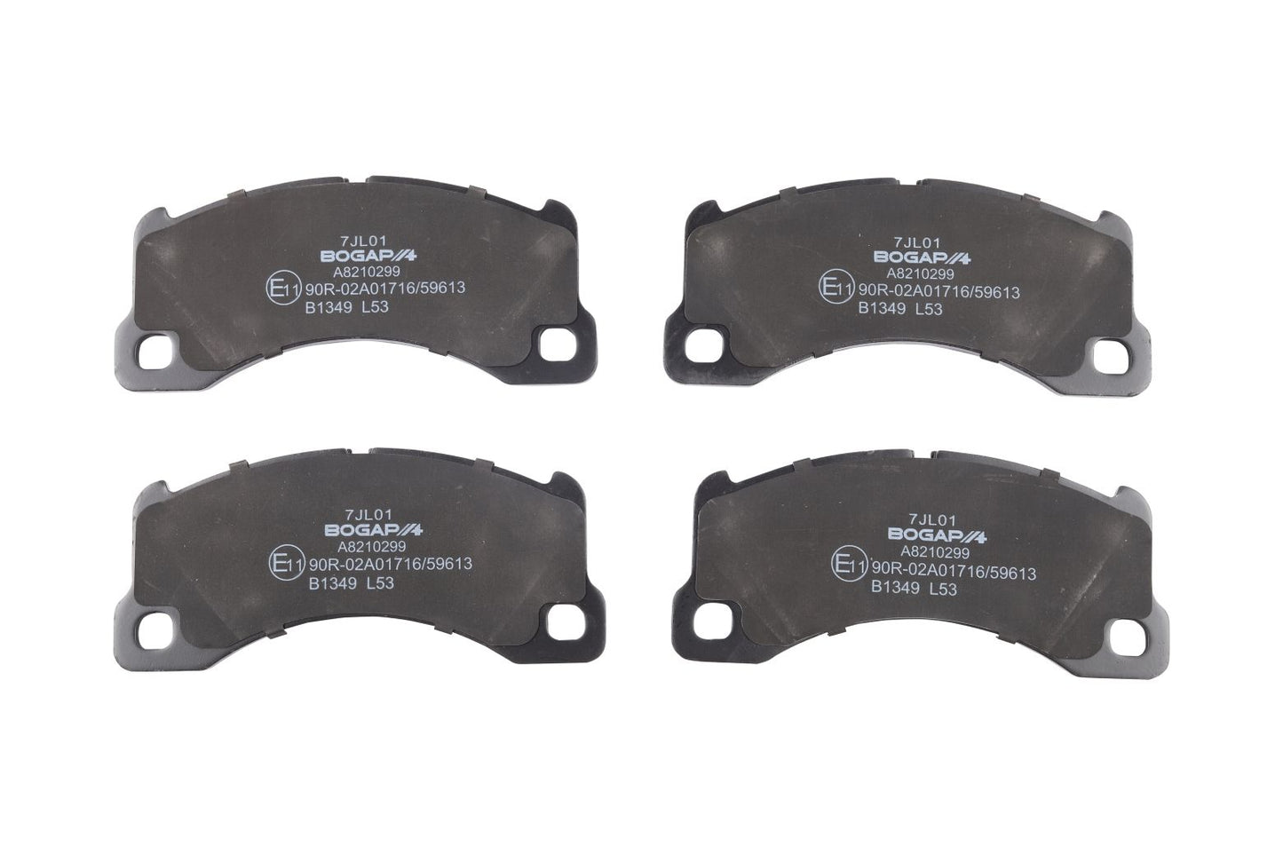 BOGAP Premium Brake Pad Set for disc brake A8210299