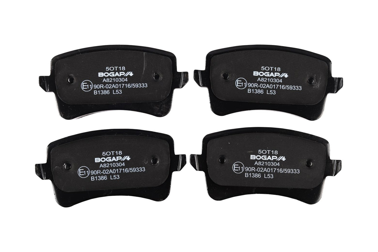 BOGAP Premium Brake Pad Set for disc brake A8210304