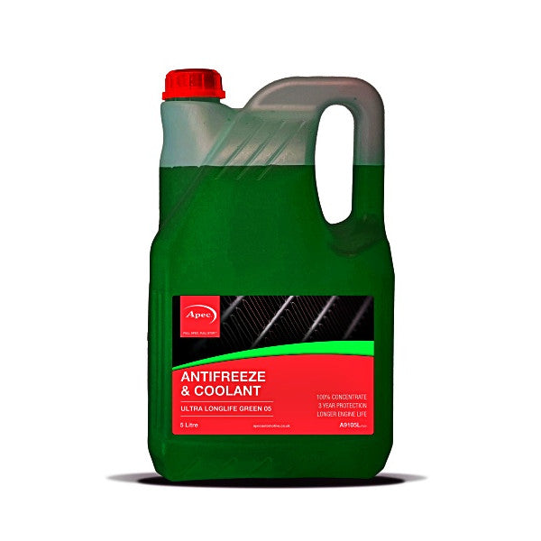 Apec Antifreeze Ultra Longlife Green 5 litre - A9105L