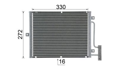 MAHLE Aircon condenser AC317000P