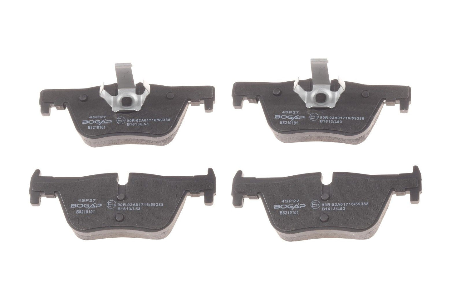BOGAP Premium Brake Pad Set for disc brake B8210101