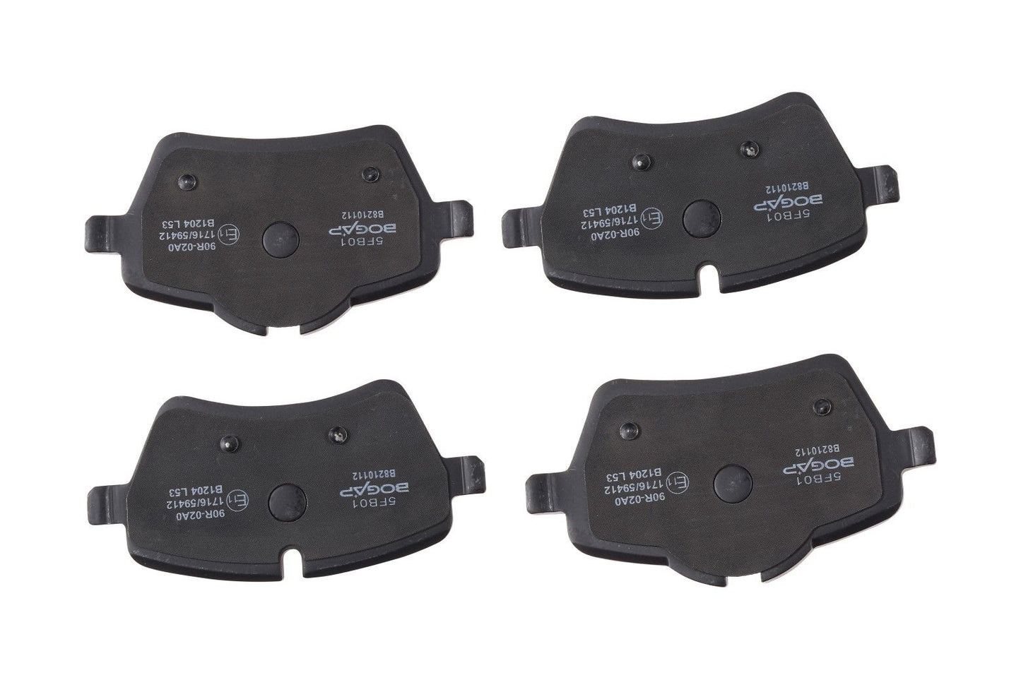 BOGAP Premium Brake Pad Set for disc brake B8210112