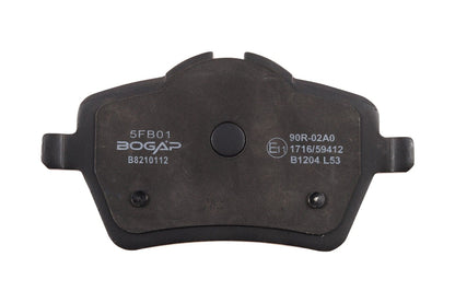 BOGAP Premium Brake Pad Set for disc brake B8210112