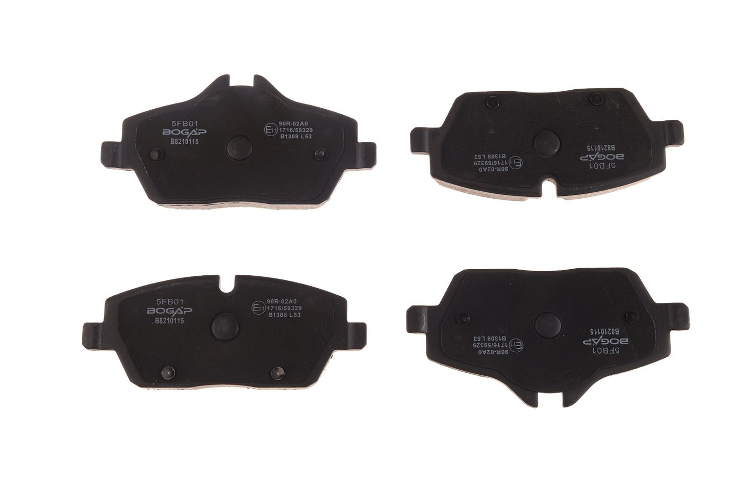 BOGAP Premium Brake Pad Set for disc brake B8210115