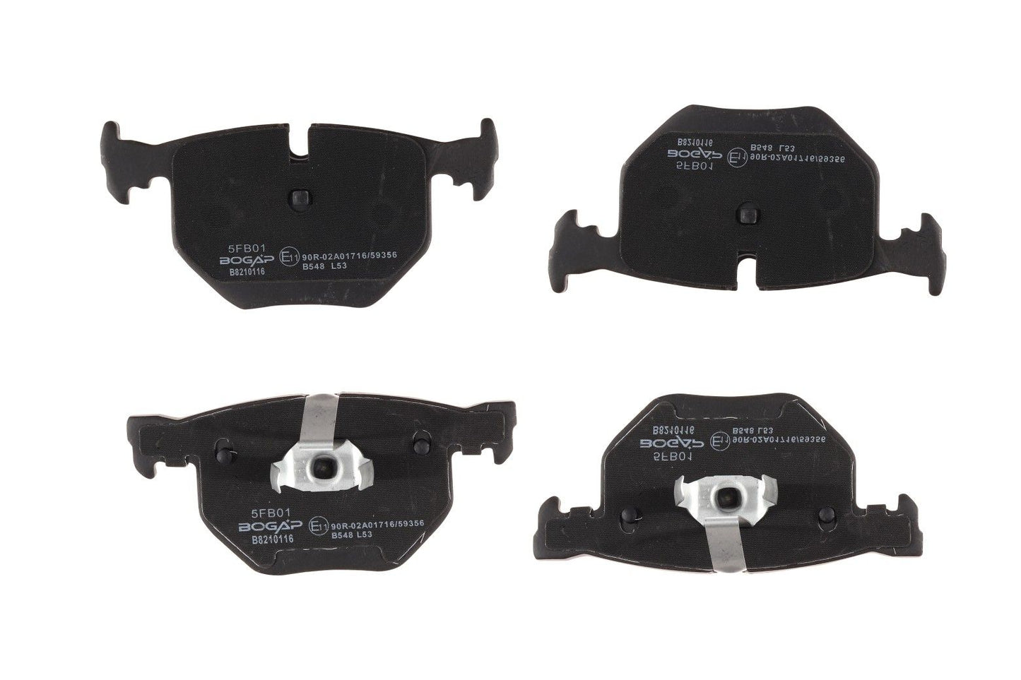 BOGAP Premium Brake Pad Set for disc brake B8210116