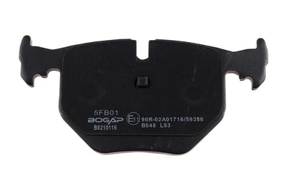 BOGAP Premium Brake Pad Set for disc brake B8210116