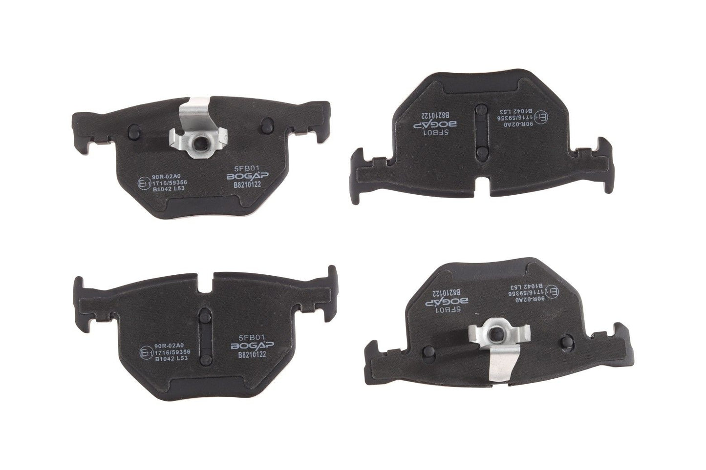 BOGAP Premium Brake Pad Set for disc brake B8210122