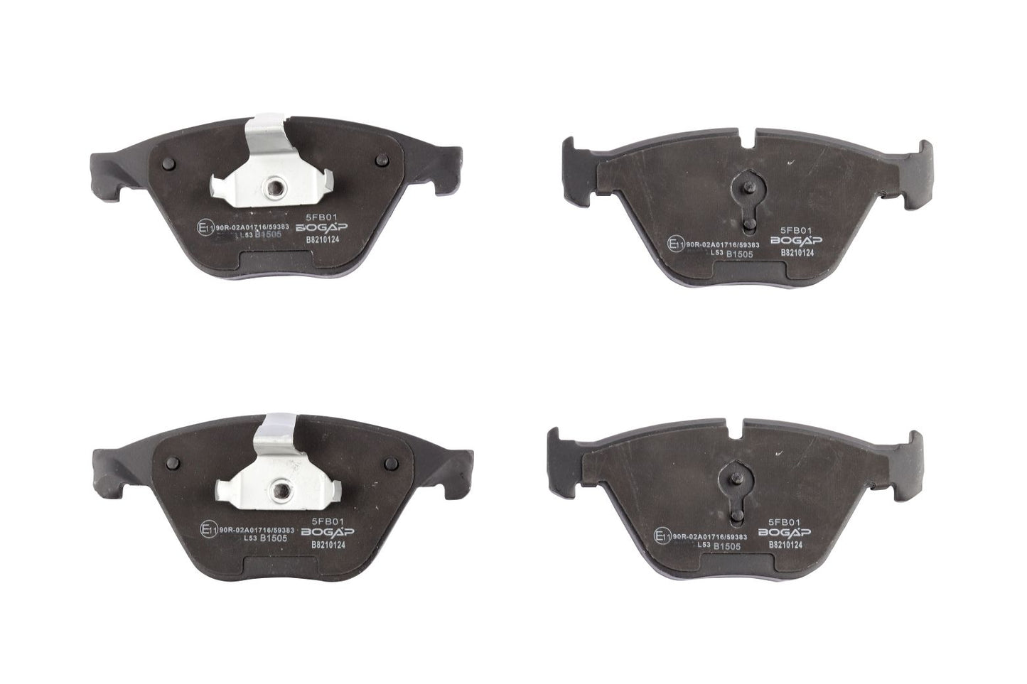 BOGAP Premium Brake Pad Set for disc brake B8210124