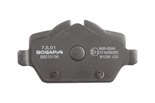 BOGAP Premium Brake Pad Set for disc brake B8210136