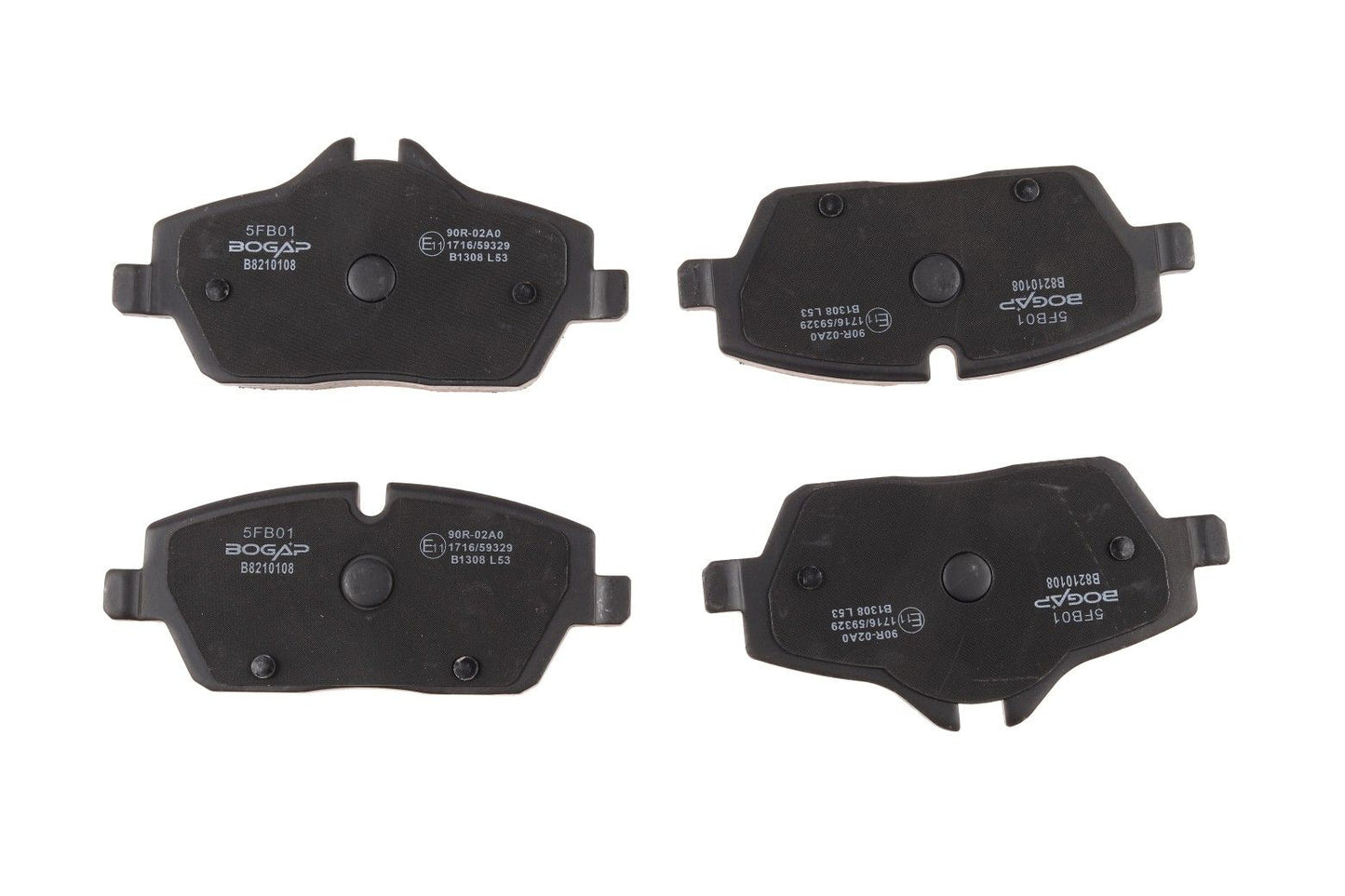 BOGAP Premium Brake Pad Set for disc brake B8210138