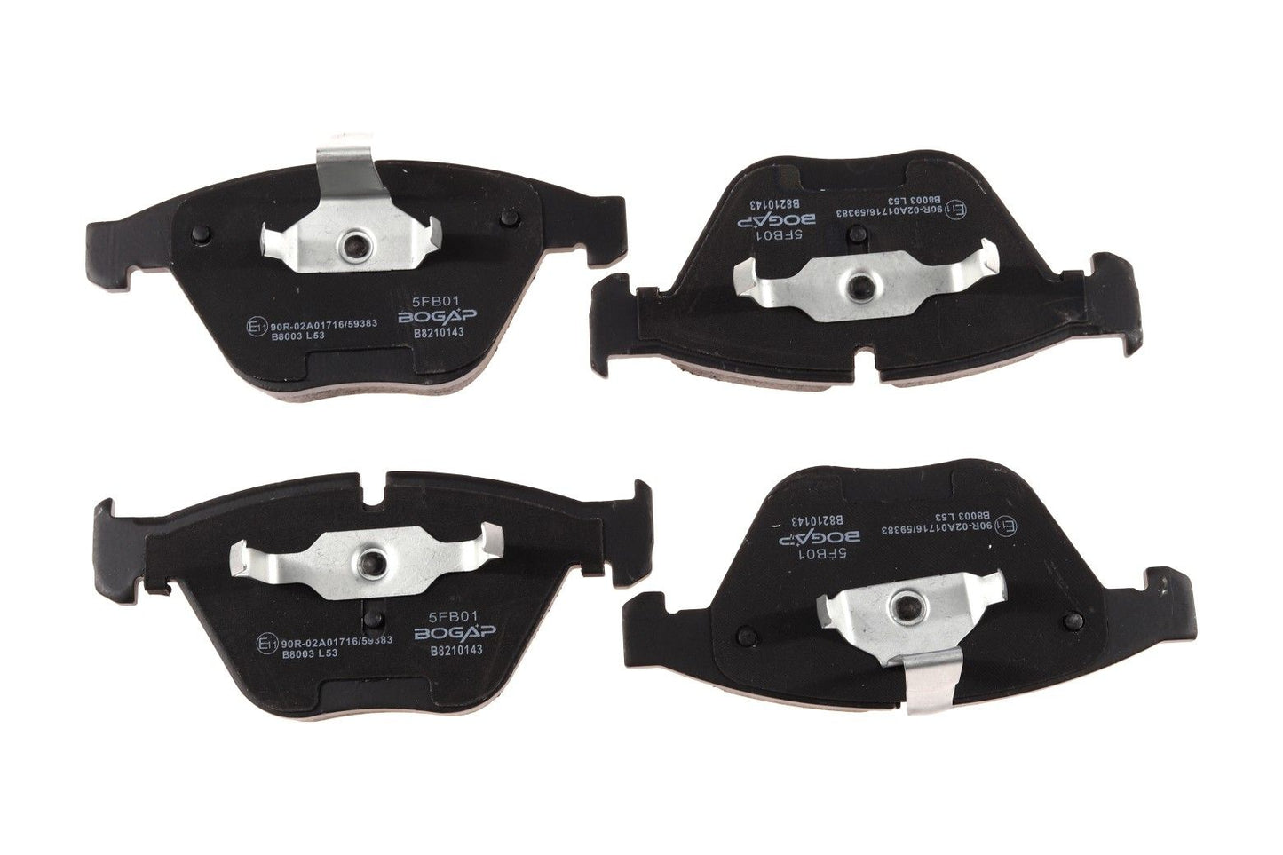 BOGAP Premium Brake Pad Set for disc brake B8210143
