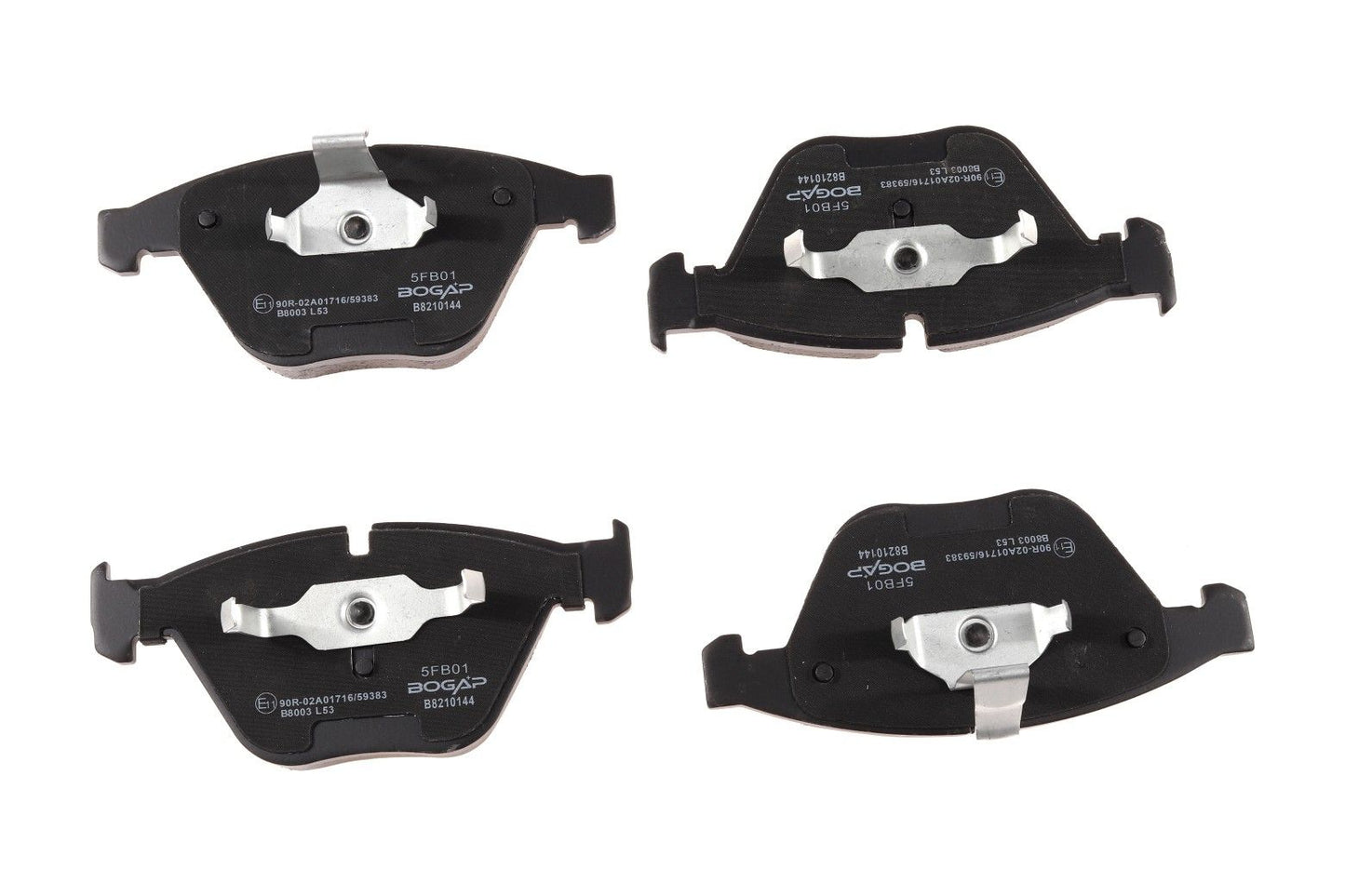 BOGAP Premium Brake Pad Set for disc brake B8210144
