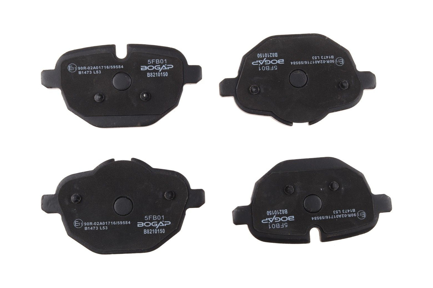 BOGAP Premium Brake Pad Set for disc brake B8210150