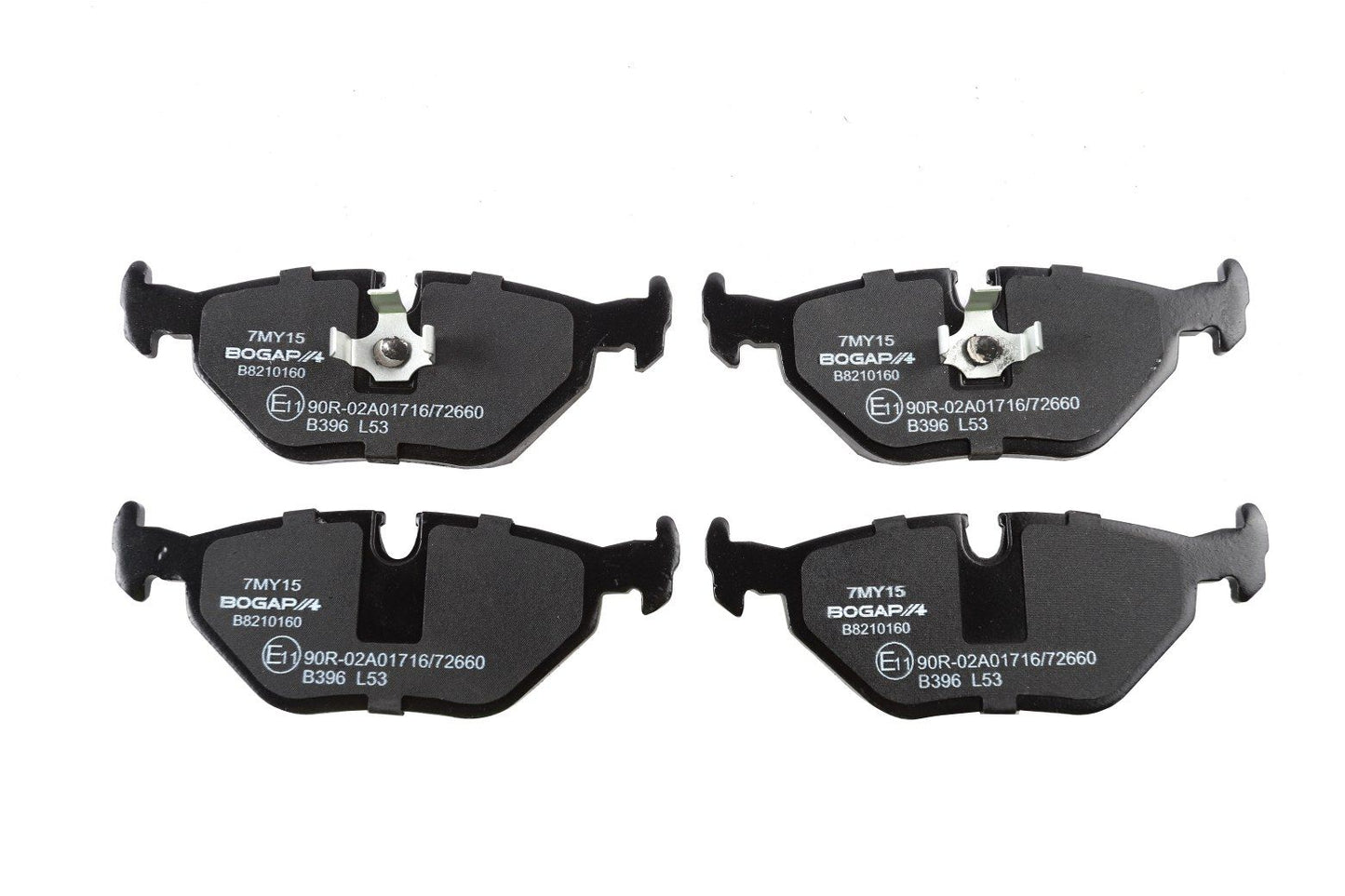 BOGAP Premium Brake Pad Set for disc brake B8210160