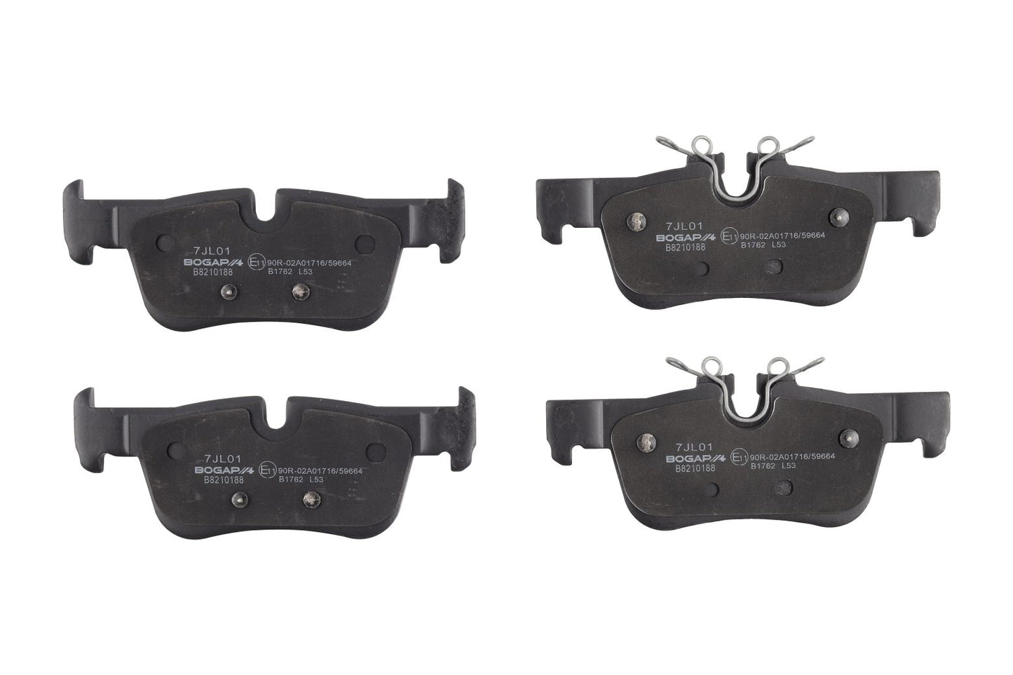 BOGAP Premium Brake Pad Set for disc brake B8210188