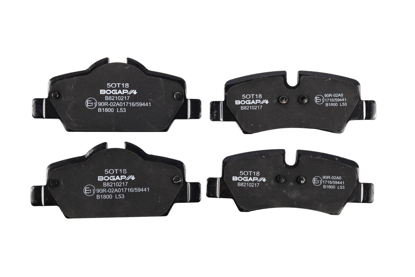 BOGAP Premium Brake Pad Set for disc brake B8210217