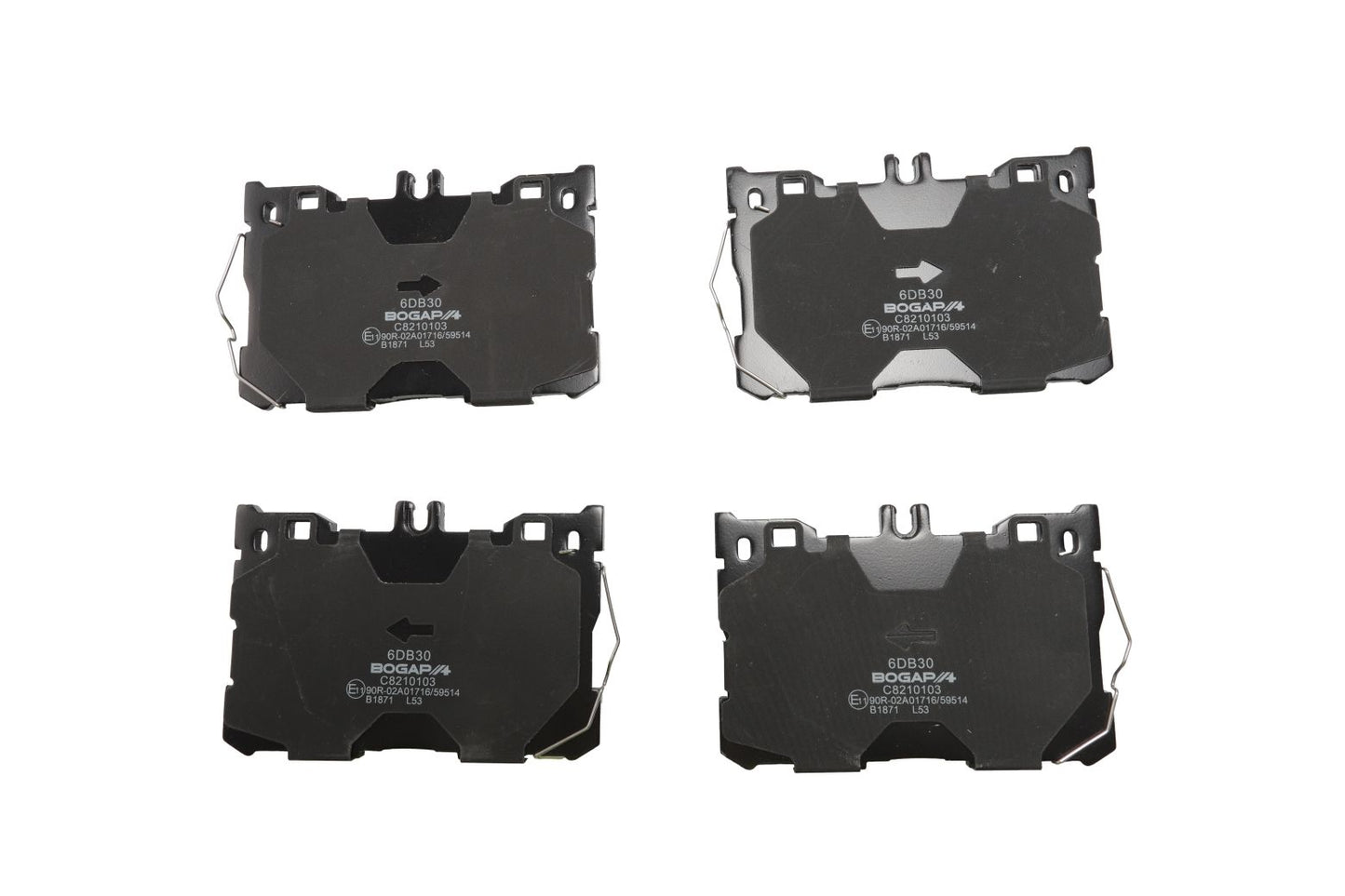 BOGAP Premium Brake Pad Set for disc brake C8210103