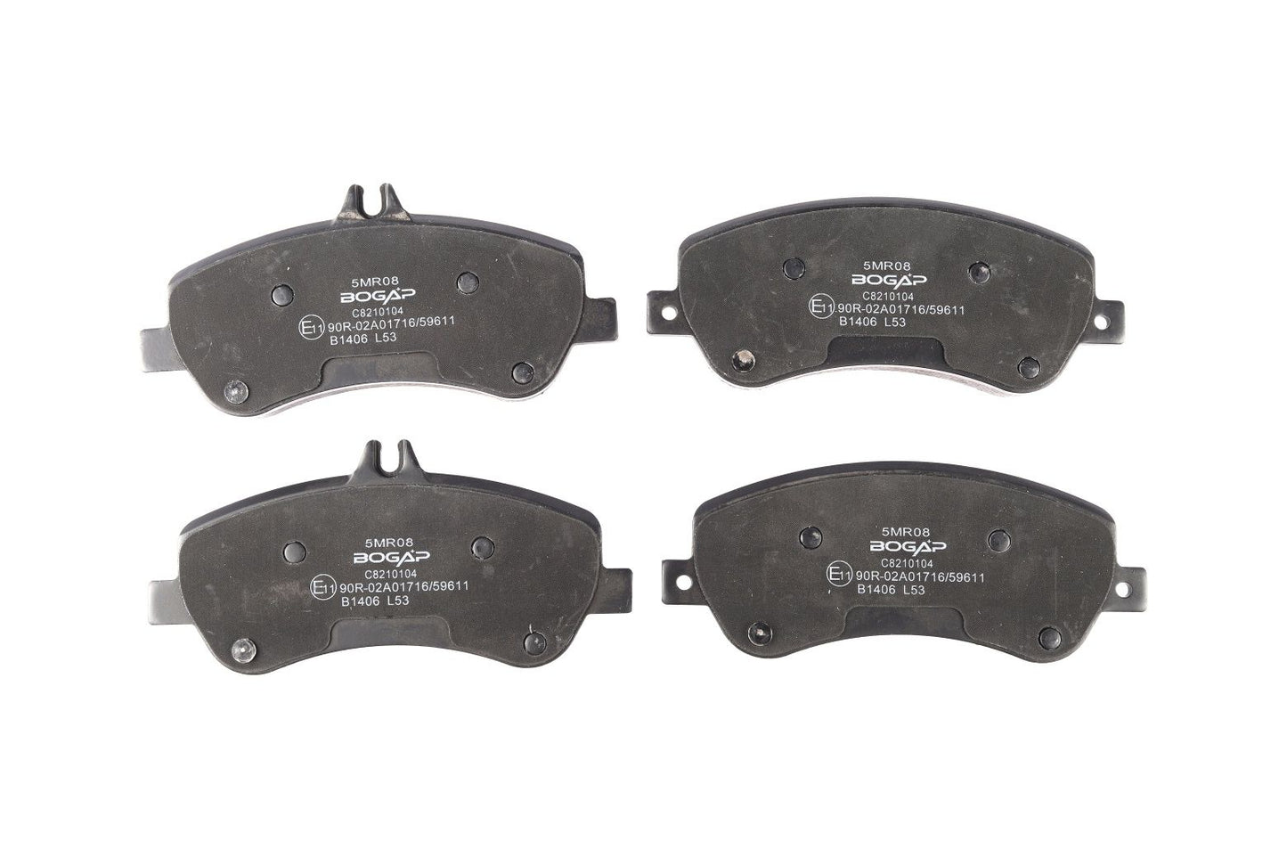 BOGAP Premium Brake Pad Set for disc brake C8210104
