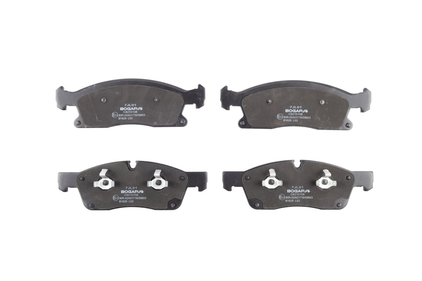 BOGAP Premium Brake Pad Set for disc brake C8210108
