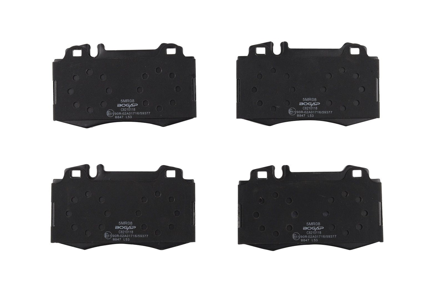 BOGAP Premium Brake Pad Set for disc brake C8210118
