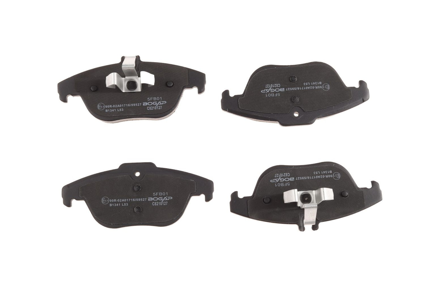 BOGAP Premium Brake Pad Set for disc brake C8210127