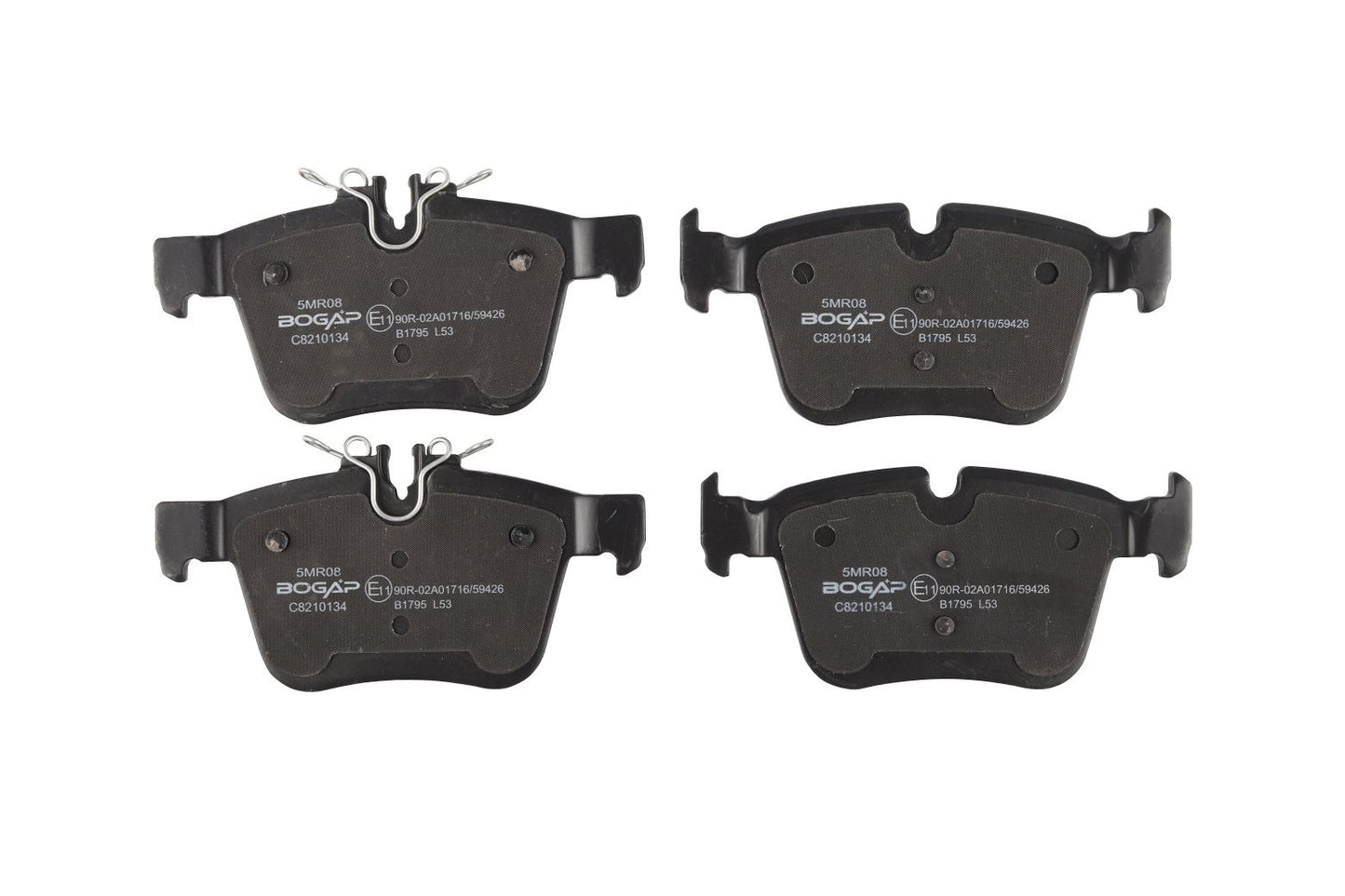 BOGAP Premium Brake Pad Set for disc brake C8210134