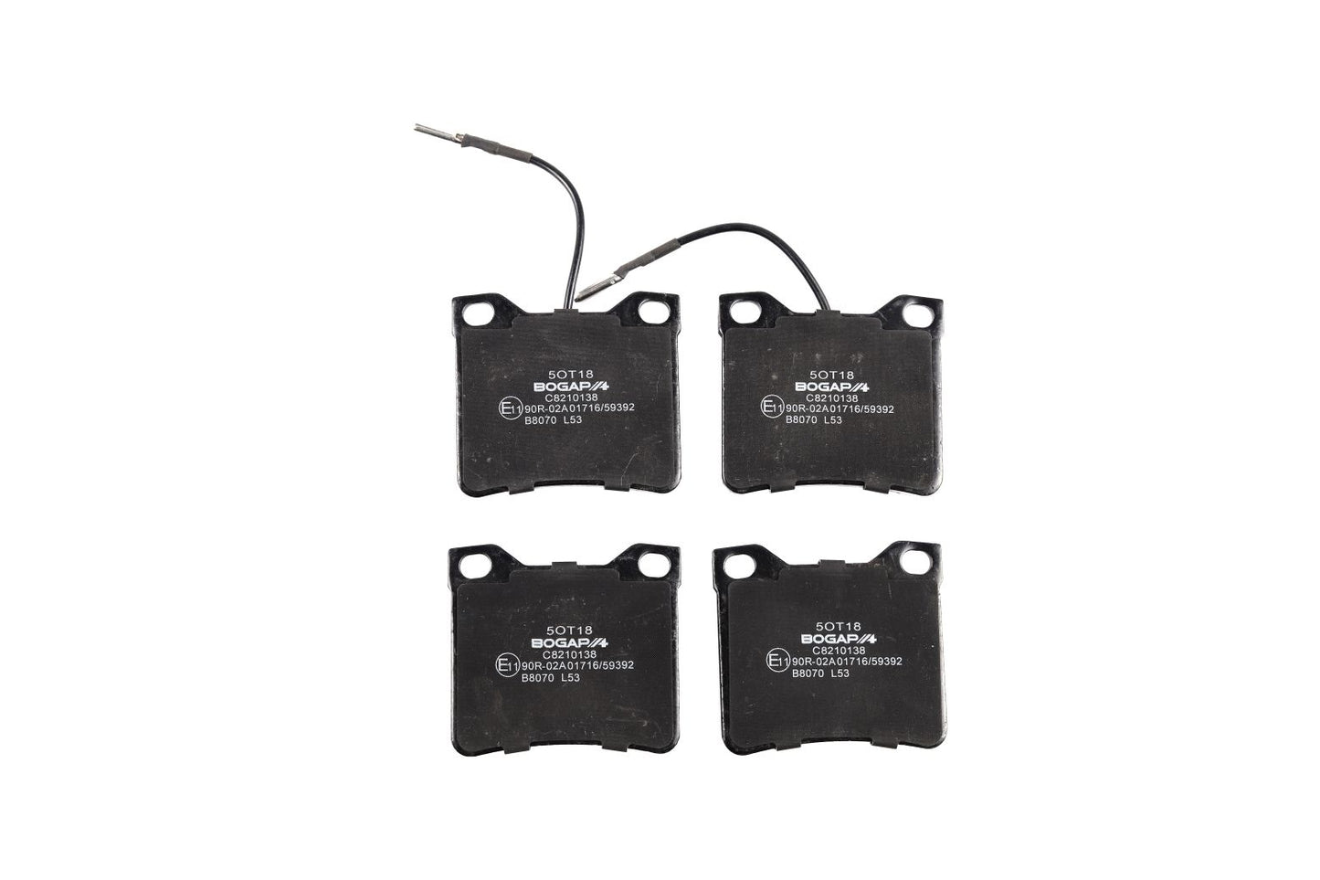 BOGAP Premium Brake Pad Set for disc brake C8210138