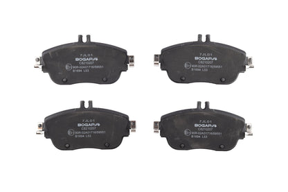 BOGAP Premium Brake Pad Set for disc brake C8210207