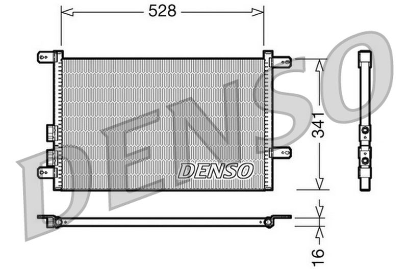 Denso Aircon Condenser DCN01003