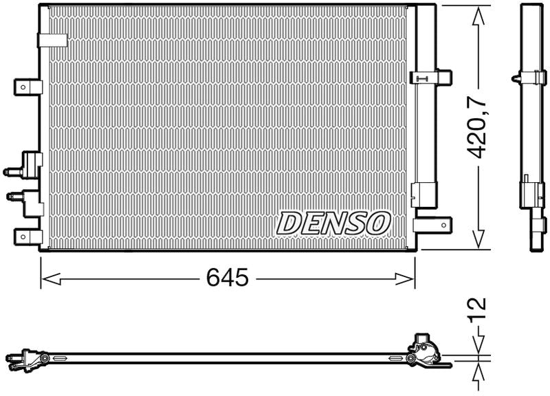 Denso Aircon Condenser DCN01024